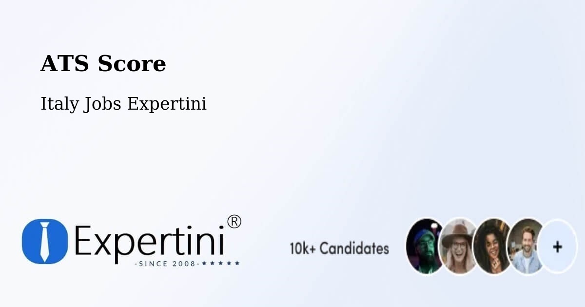 Resume ATS Score & Job Description Match Tool – Arizzano - Italy Jobs Expertini