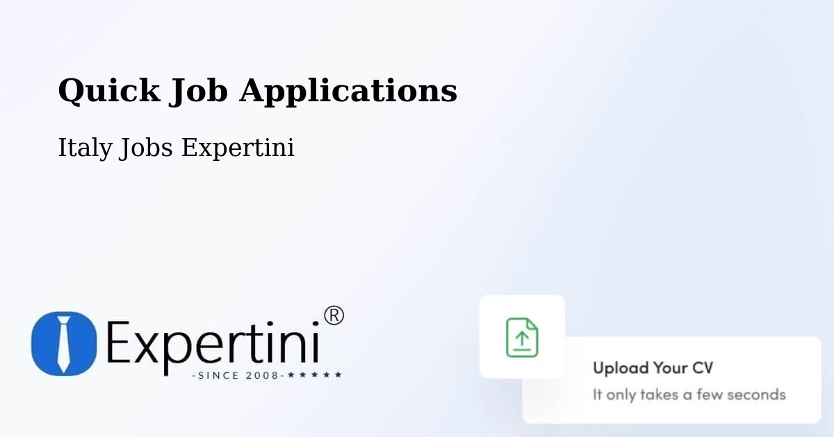 Quick Apply Feature – Arizzano - Italy Jobs Expertini