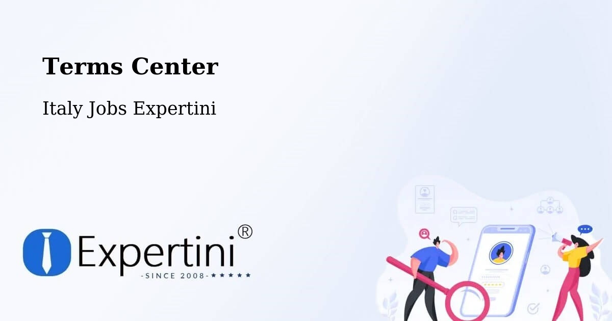 Terms of Service – Arizzano - Italy Jobs Expertini